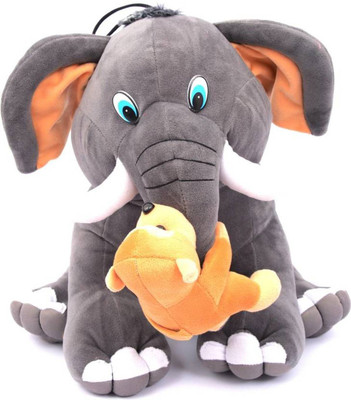 

Frantic Premium Quality Soft Monkey Elephant 35 cm - 35 cm(Multicolor)