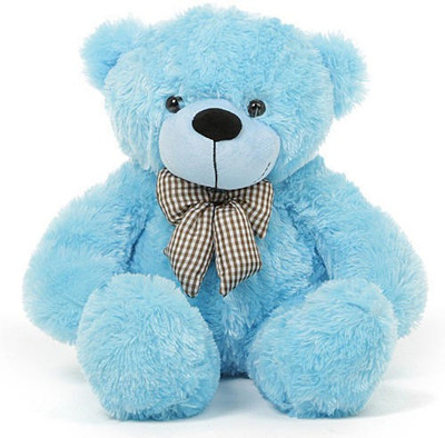 stuffed toy Blue Color Teddy With Stuffed Soft Plush Toy Love Girl - 91 cm(Blue)