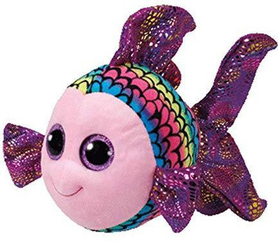 

WonderKart Cute & Adorable Eyed Soft Plush Fish Toy - Multi - 16 cm(Multicolor)