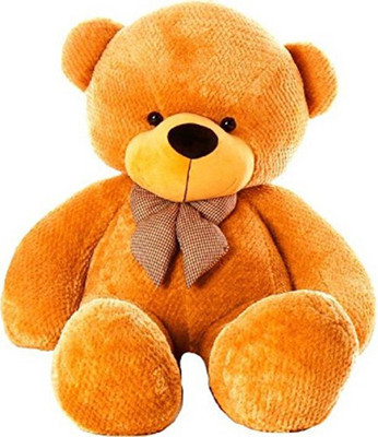 

BN SOFT TOYS 4 FEET SITTING RED TEDDY BEAR - 122.6 cm(Oragne)