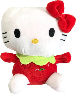 

CREATIVEVILLA CUTE RED STUFFED PLUSH SOFT TOY CVST6522 - 16 cm(Multicolor)