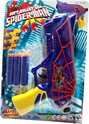 

Shibu Spiderman Gun With Soft bullet (Multicolored)(Purple)