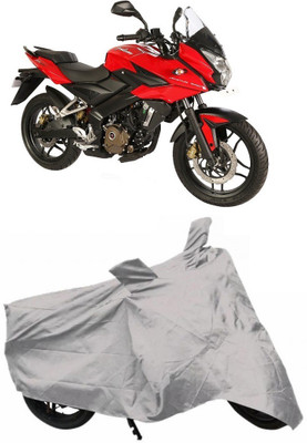 Utkarsh Two Wheeler Cover for Bajaj(Pulsar AS 150, Silver)