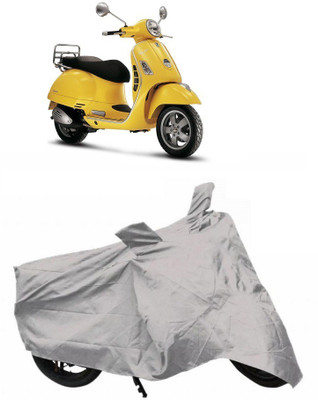 Utkarsh Two Wheeler Cover for Piaggio(Vespa, Silver)