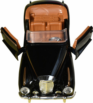 

PTCMart Vintage Luxury Pull Back Car For Kids (Black)(Black)