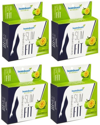 

Healthbuddy Herbal Garcinia Cambogia Slim & Fit Capsules 4 Packs of 30 pcs Each(500 mg)