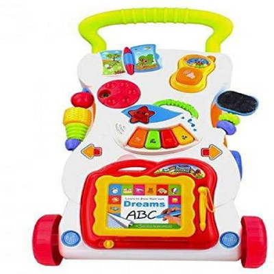 

Chote Janab Musical Activity Walker With Parent Rod(White)