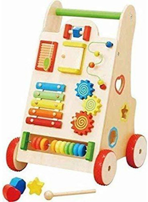 

Smartcraft Musical Activity Walker With Parent Rod(Multicolor)