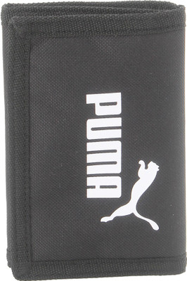 PUMA Men Casual Black, White Fabric Wallet(2 Card Slots)