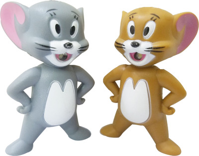 

Toy Mela Tom and Jerry Action Figure with Sound and Light with attached Key Hanger(Multicolor)