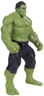 

Toy Mela Marvel avengers Hulk 30 cms New 2018 Infinity wars action figure with moving hands legs and led light on chest.(Multicolor)