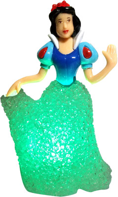 

Toy Mela Snow White action figure with color changing crystal led dress(Multicolor)
