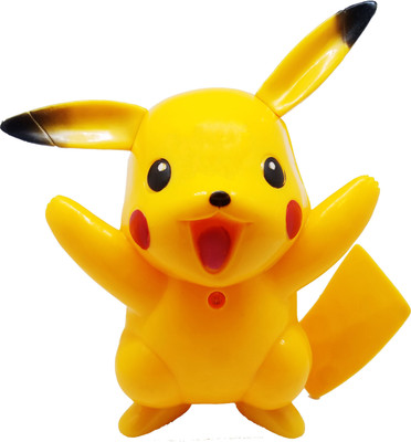 

Toy Mela Pokemon Pikachu Action Figure with Led Light and Horror Halloween Sound(Multicolor)