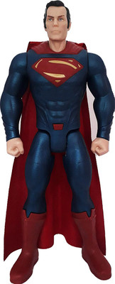 

Toy Mela Superman 30 cms action figure dc marvel avengers with led light on chest and sound(Multicolor)