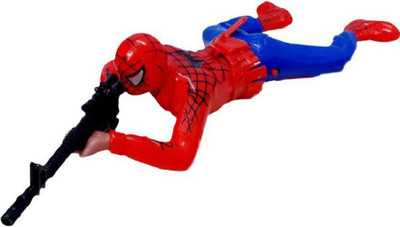 

Exaltedcollection Avenger infinity war Superhero Amazing Crawling Spiderman toy with Lights and sounds for kids(Multicolor)