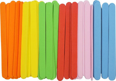 

craftistics Foam Ice Cream Sticks For HobbyCrafts, Project Work, Scrapbooking & DIY Crafts etc " 10x1 cm' 50pcs
