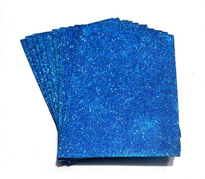 

Swarup SWARUP'S GLITTER FOAM SHEETS LIGHT BLUE COLOUR (PACK OF 10)
