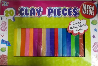 BuyDBest 20 Clay Pieces Mega Value Pack
