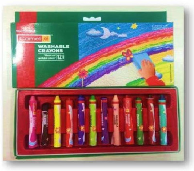

Camlin WASHABLE CRAYONS 12 SHADES