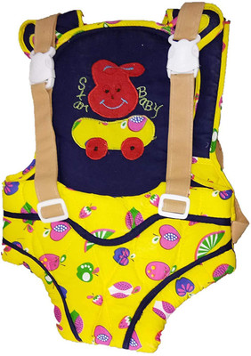 

RGB GROUP Baby Carrier Adjustable Backpack Pouch Bag Wrap Safe Positions for Kids Infants Toddlers Boys and Girls Baby Carrier(Yellow, Front carry facing out)