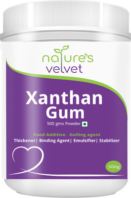 

Natures Velvet Lifecare Xanthan Gum Powder Thickening agent 500gms -Pack of 1 Carboxymethyl Cellulose (CMC) Powder(500 g)
