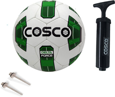 

Cosco Delta Force Football With Hand Pump Football - Size: (Pack of 1, Green