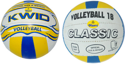 

Vizorr KC Volleyball - Size: (Pack of 2, Multicolor