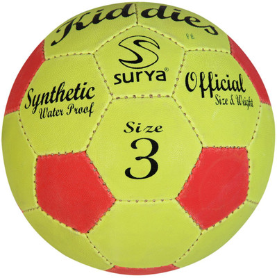 

Surya Kiddies Football - Size: (Pack of 01, Yellow, Multicolor