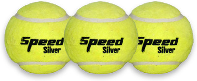 Skyglobe Speed Silver Ball Pack of 3 (Green) Tennis Ball(Pack of 3, Green)