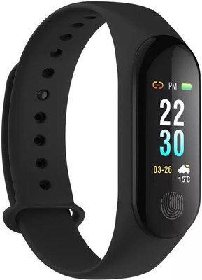 

Blue Birds Stripped Smart Band Sport for Android IOS(Pack of 1, Black