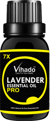 

Vihado Lavender Pure Essential OiL 7x Pro - 25 ml (Pack of 1)(25 ml)
