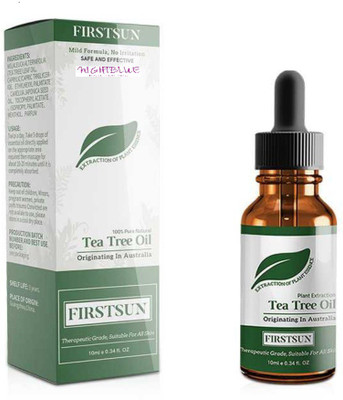 

NightBlue Firstsun Tea Tree Oil Controls Acne, Hair Fall, Dandruff, Anti-fungal, Anti-aging Originating In Australia(10)