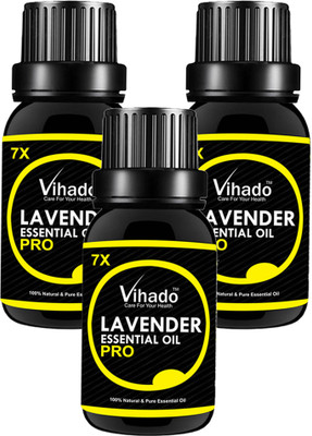 

Vihado Lavender Pure Essential OiL 7x Pro - 15 ml (Pack of 3)(15 ml)