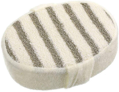 

PELO Soft Bath Sponge For Men And Women, Bath Sponge For Body Clean, Cream, Pack Of 1