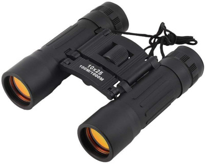 

Alwick New Powerful Portable Compact Mini Pocket 10x25 With Powerful Lens 101 To 1000m Vision Binoculars Telescope For Camping Travel Concerts Outdoors Binoculars Digital Binoculars(15 mm, Black)