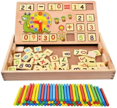 

Dhawani 2 in 1 Multi Functional Educational Wooden Board Game Board Game