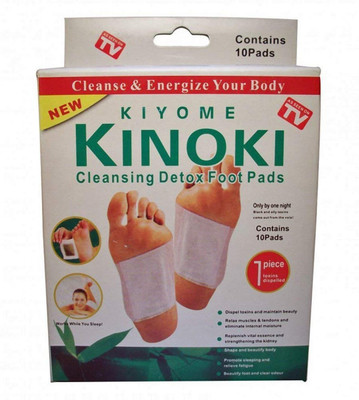 

Alwick Kinoki Cleansing Detox Foot Patches 10 Adhesive Pads Kit Natural Unwanted Toxins Remover(100 g)
