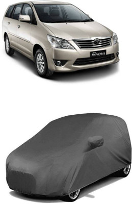 Gromaa Car Cover For Toyota Innova Crysta (Without Mirror Pockets)(Grey)
