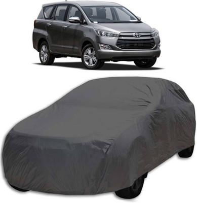 Gromaa Car Cover For Toyota Innova Crysta (Without Mirror Pockets)(Grey)