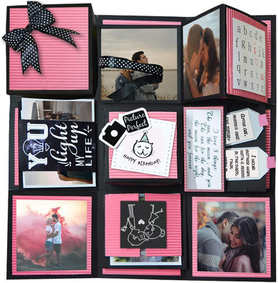 

DecuT Multi Layered Romantic Handmade Explosion Box For Anniversary Love Explosion Box Gift For Birthday Explosion Box Kit Birthday Gift(Multicolor)