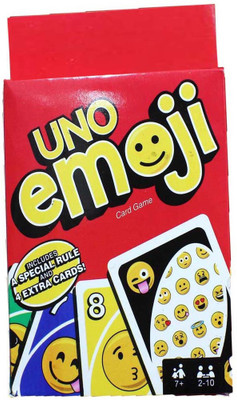 

Mattel Emoji Uno Card Pack Of 2(Multicolor)