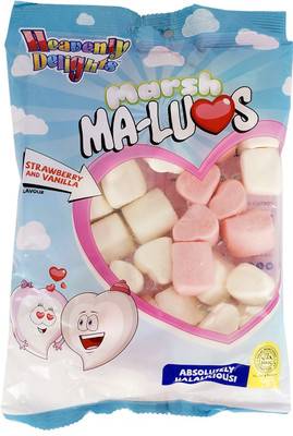 

Heavenly Delights Strawberry and vanilla Flavor of marshmallows twisted Caramels(140 g)