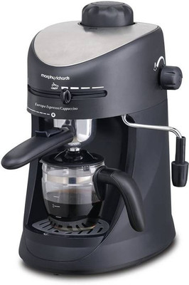 

Morphy Richards New Europa Espresso/Cappuccino 4 Cups Coffee Maker(Black)