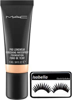 

ISABELLA Eyelashes & Mac Pro Long Wear Nourishing Waterproof Foundation(Set of 2)