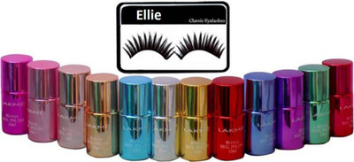 

ellie Eyelashes, Mirror Nail Paint(Pack Of 12)(Set of 13)