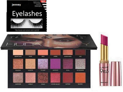 

jenney Eyelashes & Palette & Lipstick(Set of 3)