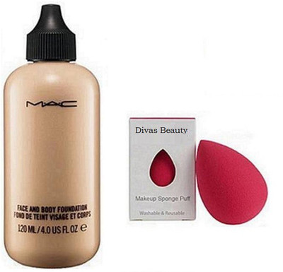 

divas beauty Sponge Puff , Face & Body Foundation(Set of 2)