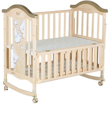Babyteddy 9 In 1 Bruno The Dog Baby Crib Wooden Cot Bed With 6 Pc