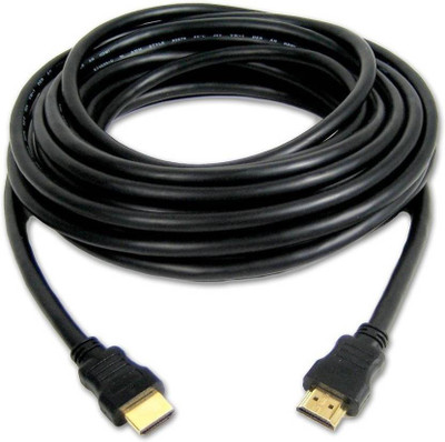 

SP SHIELD PLUS HDMI 10M (APPROX) FOR MEDIA STREAMING WITH GOLD PLATED CONNECTOR HDMI Cable(Compatible with Mobile, Laptop, Tablet, Mp3, Gaming Device, Black)