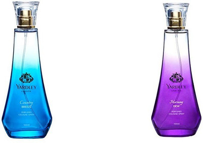 

Yardley London Perfume Country Breeze And Morning Dew Pack Of 2 Perfume Body Spray - For Women(100 ml, Pack of 2)